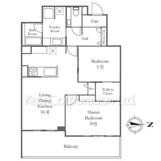 WithPlus三鷹【3階】の間取り