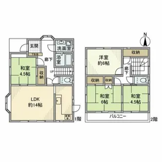 埼玉県さいたま市緑区松木3【一戸建】の間取り