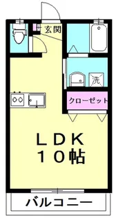メゾンドラペ【1階】の間取り