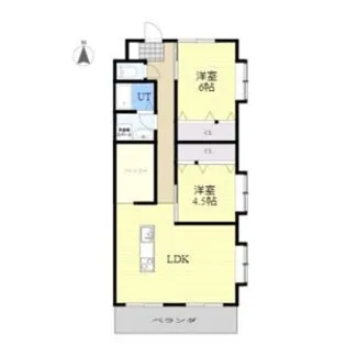 M-2【3階】の間取り