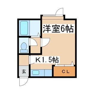 アークキャビンFUJI【1階】の間取り
