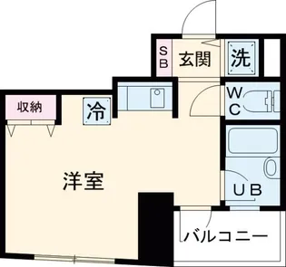 クレッシェント西早稲田【2階】の間取り