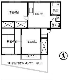 香川県高松市伏石町【アパート】の間取り
