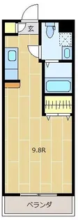 ルミノーザ大内【1階】の間取り