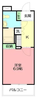 1Kの間取り画像
