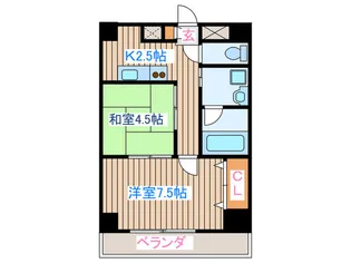 シルヴァン片平【9階】の間取り