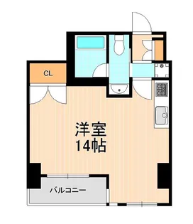 1Rの間取り画像