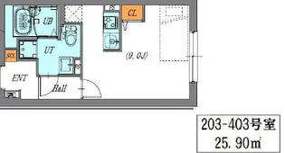 LUORE文京本駒込【4階】の間取り