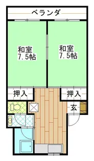 象眼ハイツ【1階】の間取り