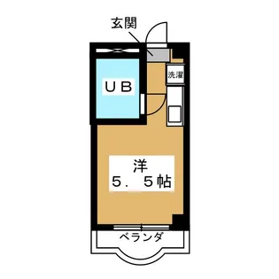 プチテラス旭が丘【3階】の間取り