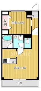 モンプラトー平山【2階】の間取り