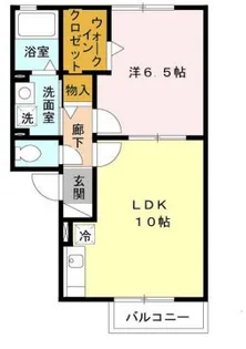 グリーンコート原寺【2階】の間取り