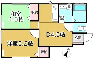シン・コーポ【1階】の間取り