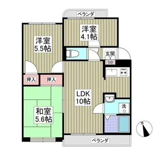 ロイヤルハイム若葉【3階】の間取り