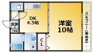 パールハイツ津田沼【1階】の間取り