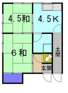 立石アパート【1階】の間取り