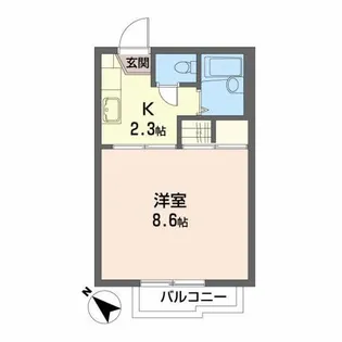 ブルーハイツ【2階】の間取り