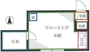 東京都杉並区高円寺北3【アパート】の間取り