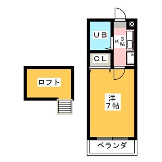 アーバニア アサヒ【2階】の間取り