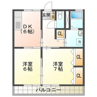 ルミネ高松【3階】の間取り