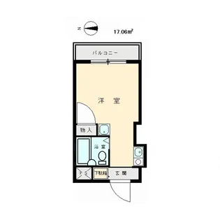 中青木グレースハイム【2階】の間取り