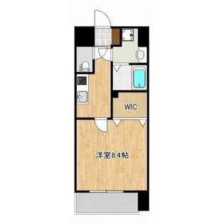 1Kの間取り画像