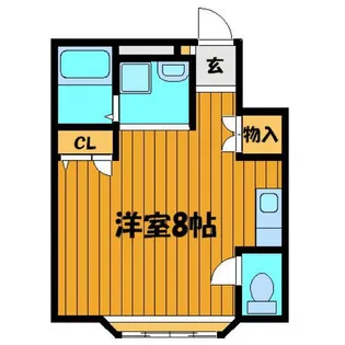 ジュネスクリエイトK【1階】の間取り