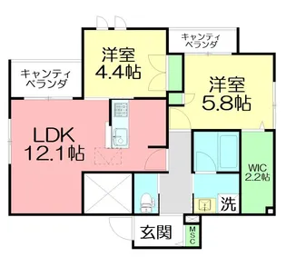 VILLA COAST.I【3階】の間取り