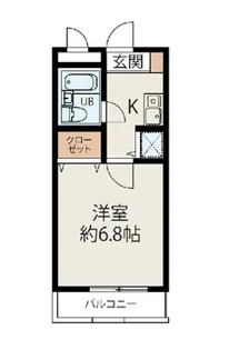 ソリッドリファイン玉川上水【2階】の間取り