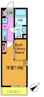 1Kの間取り画像