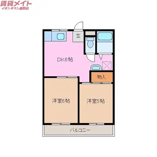 アーバンドル【2階】の間取り