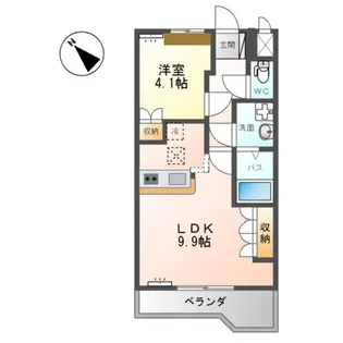 群馬県高崎市箕郷町生原【アパート】の間取り