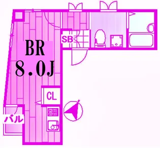 ミカローズ【3階】の間取り