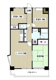 西台ユーティーハイネス【11階】の間取り