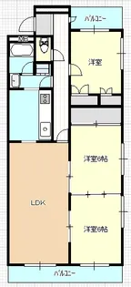 ダイアパレス一番町【12階】の間取り