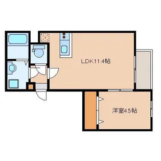 福岡県福岡市東区和白4【アパート】の間取り