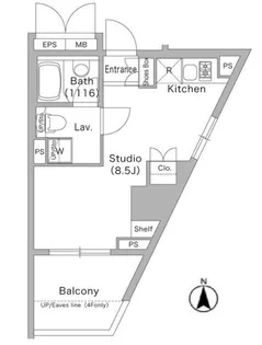 コンフォリア文京春日【14階】の間取り