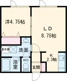 Pinky&Whity【1階】の間取り