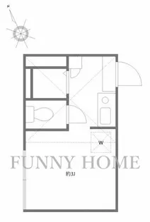 東京都世田谷区駒沢4【アパート】の間取り