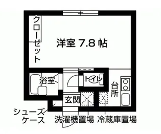 アカデミーヒル若松【1階】の間取り