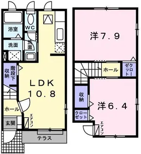 ルミナス・MIII C棟【1階】の間取り