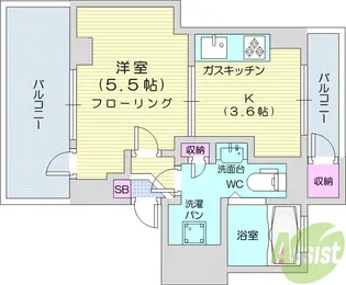 青葉マンション【3階】の間取り
