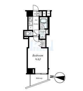 コンシェリア新宿御苑【12階】の間取り