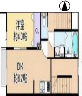 エスパーダ亀有【2階】の間取り