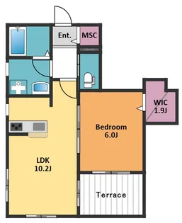 Collina Daizawa【1階】の間取り