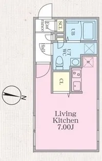 GRAN PASEO 明大前II【1階】の間取り