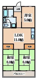 ハイム太子堂【4階】の間取り