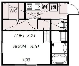 ロフトハウス大宮北【1階】の間取り