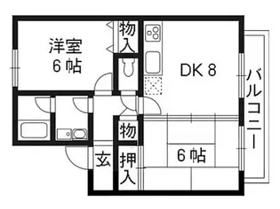 アルステージ太田【1階】の間取り