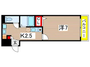 フォーリーフ要町【2階】の間取り